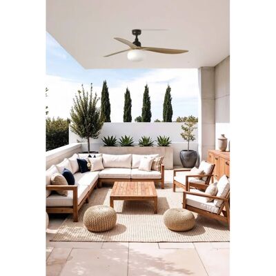 Faro Outdoor DC Ceiling Fan Outwood BR-EI - Light Brown - Ceiling Fan Faro Outdoor DC Ceiling Fan Outwood BR-EI - Light Brown - Ceiling Fan