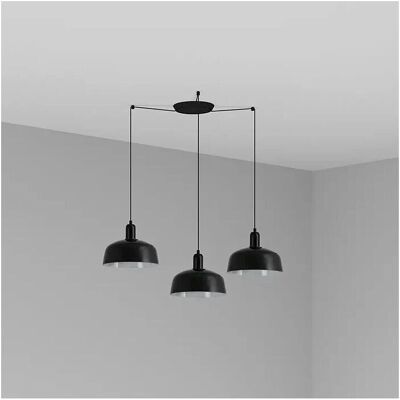 Faro Barcelona Tatawin M Pendant Lamp - Modern Design, 3 Lights, Black Faro Barcelona Tatawin M Pendant Lamp - Modern Design, 3 Lights, Black