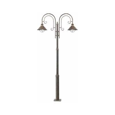 Faro Nautica Pali di Luce 2 Luci Marrone Rustico - Illuminazione Esterna Faro Nautica Pali di Luce 2 Luci Marrone Rustico - Illuminazione Esterna