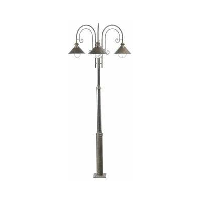 Faro Nautica Outdoor Lighting - 3 Light E27 - Rust Brown Faro Nautica Outdoor Lighting - 3 Light E27 - Rust Brown