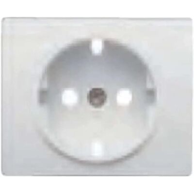 Copertura Bianca Iris Serie BJC Schuko - Tappo Presa Elettrica Copertura Bianca Iris Serie BJC Schuko - Tappo Presa Elettrica