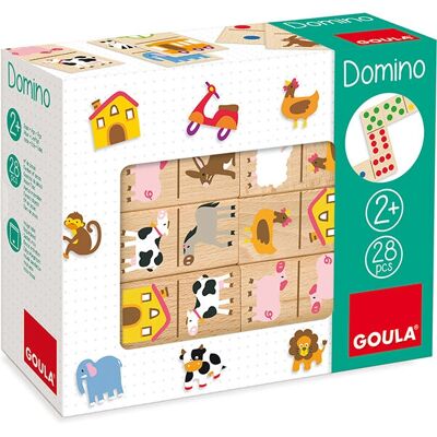 Goula 50267 Domino animaux - Jeu de dominos - Publicité Goula 50267 Domino animaux - Jeu de dominos - Publicité