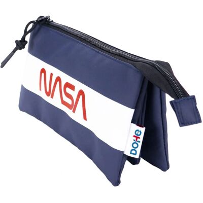 Estuche escolar triplicado DOHE Nasa Bandera Azul Estuche escolar triplicado DOHE Nasa Bandera Azul