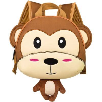 Dohe Mono Marrón - Mochila escolar para niños Dohe Mono Marrón - Mochila escolar para niños