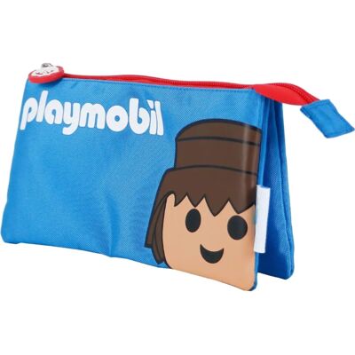 Organizador triple Playmobil Core - Estuche de papelería Organizador triple Playmobil Core - Estuche de papelería