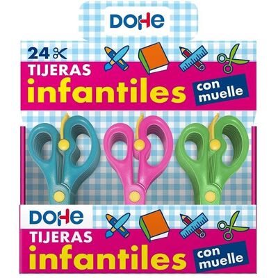 Présentoir de 24 Ciseaux pour Enfants Haute Sécurité - DOHE Présentoir de 24 Ciseaux pour Enfants Haute Sécurité - DOHE