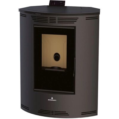 Estufa de pellets Negra Princesa 12 kW - Solución de calefacción Estufa de pellets Negra Princesa 12 kW - Solución de calefacción