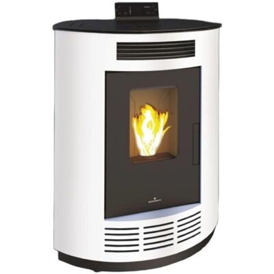Estufa de Pellets de Esquina Nina-mf 9 Kw - Sistema de Calefacción Estufa de Pellets de Esquina Nina-mf 9 Kw - Sistema de Calefacción