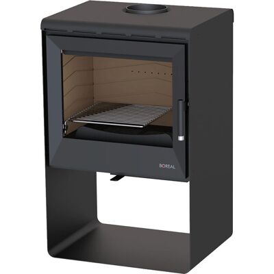 BRONPI - E2000 - 10kW - Negro - Estufa de leña BRONPI - E2000 - 10kW - Negro - Estufa de leña