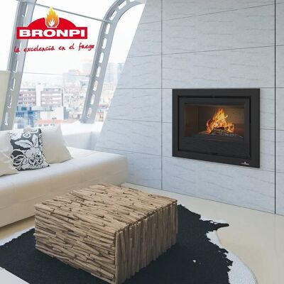 Estufa Insertable de Leña Bronpi Paris-70 - Doble combustión, 16,5kW Estufa Insertable de Leña Bronpi Paris-70 - Doble combustión, 16,5kW