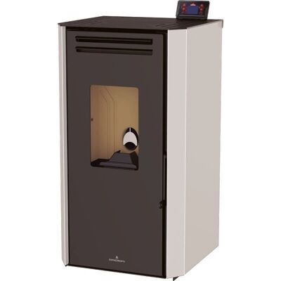 Estufa de Pellet Tina MF - 7 kW - Marfil - Calefacción Estufa de Pellet Tina MF - 7 kW - Marfil - Calefacción