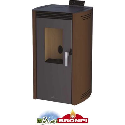 Estufa de Pellet Bronpi Noa-mo - 12 kW, Moka Estufa de Pellet Bronpi Noa-mo - 12 kW, Moka