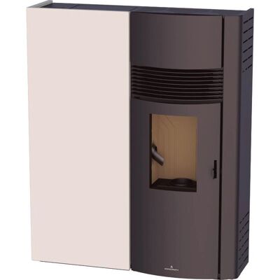 Estufa de Pellet Bronpi Adry MF 11kW Color Marfil Extraplana Estufa de Pellet Bronpi Adry MF 11kW Color Marfil Extraplana