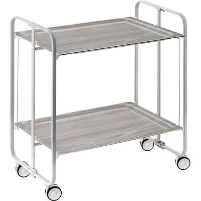 Chariot Utilitaire Don Hierro - Gris, 2 Plateaux, Pliant, Fabriqué en Espagne - Publicité Chariot Utilitaire Don Hierro - Gris, 2 Plateaux, Pliant, Fabriqué en Espagne - Publicité