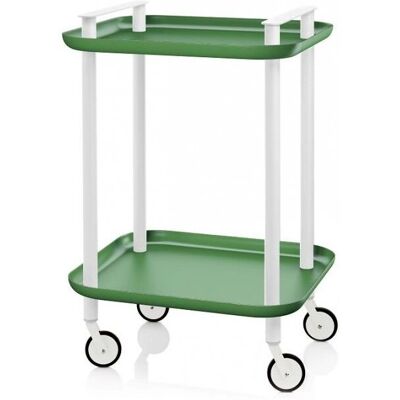 Don Hierro Carrito DELICA.2 - Blanc et Vert Chariot Multifonction - Publicité Don Hierro Carrito DELICA.2 - Blanc et Vert Chariot Multifonction - Publicité