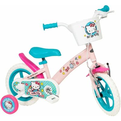 Vélos Toimsa En71 12 (2025) - Hello Kitty 12 (2025) turquoise/beige/rose - Publicité Vélos Toimsa En71 12 (2025) - Hello Kitty 12 (2025) turquoise/beige/rose - Publicité