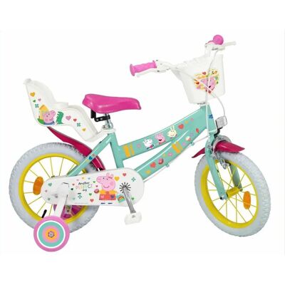 TOIMSA - Peppa Pig 14in - Bicicleta TOIMSA - Peppa Pig 14in - Bicicleta