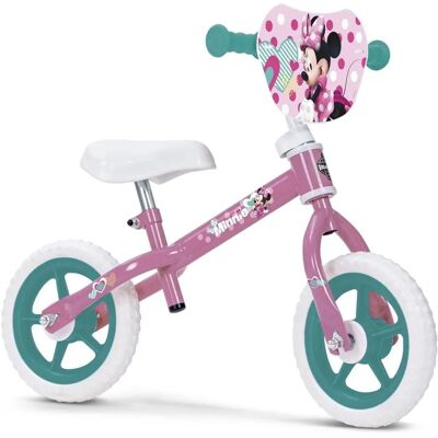 Bicicleta infantil Minnie Mouse rosa 10" Toimsa - Sem pedais Bicicleta infantil Minnie Mouse rosa 10" Toimsa - Sem pedais