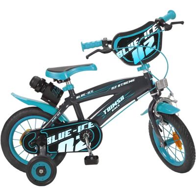 Bicicleta Infantil Blue Ice da Toimsa - Estrutura de Aço, Rodas de 12 Polegadas, Rodinhas de Apoio Bicicleta Infantil Blue Ice da Toimsa - Estrutura de Aço, Rodas de 12 Polegadas, Rodinhas de Apoio