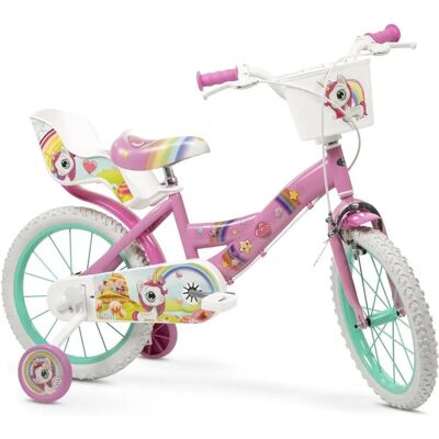 Toimsa Bikes 16 Unicornio Vélo Enfant Rose - Publicité Toimsa Bikes 16 Unicornio Vélo Enfant Rose - Publicité