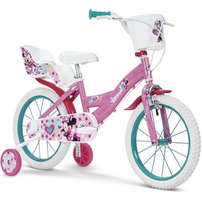 Bicicletas Huffy Minnie 16 (2025) - beige/rosa Bicicletas Huffy Minnie 16 (2025) - beige/rosa