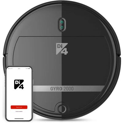 Ufesa Gyro 2000 Robotdammsugare - 4 W, 0,6 l, 2 h autonomi Ufesa Gyro 2000 Robotdammsugare - 4 W, 0,6 l, 2 h autonomi