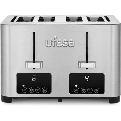 Ufesa Quartet Delux - RVS - Broodrooster Ufesa Quartet Delux - RVS - Broodrooster