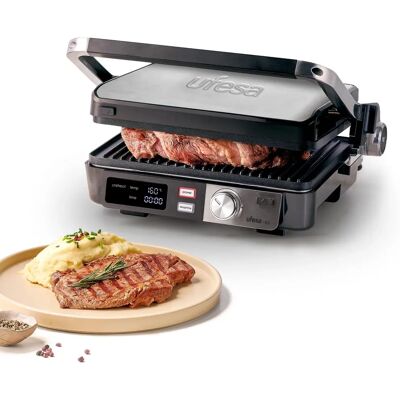 Grelhador de Contacto Ufesa K2 LCD 29x23cm 2000W Preto Grelhador de Contacto Ufesa K2 LCD 29x23cm 2000W Preto