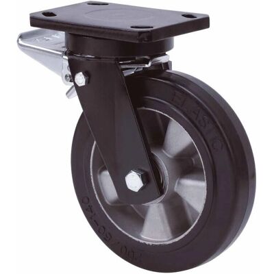 ALEX - 10hlbfd250h-deb - aluminio - Rueda giratoria con freno ALEX - 10hlbfd250h-deb - aluminio - Rueda giratoria con freno