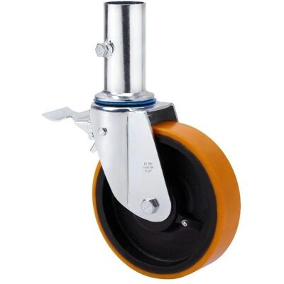 Alex 12tvafd200-hub Ruedas Naranja - Ruedas giratorias para andamios Alex 12tvafd200-hub Ruedas Naranja - Ruedas giratorias para andamios