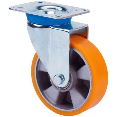 ALEX - 10tv200-aub - naranja - 200mm - Rueda giratoria ALEX - 10tv200-aub - naranja - 200mm - Rueda giratoria