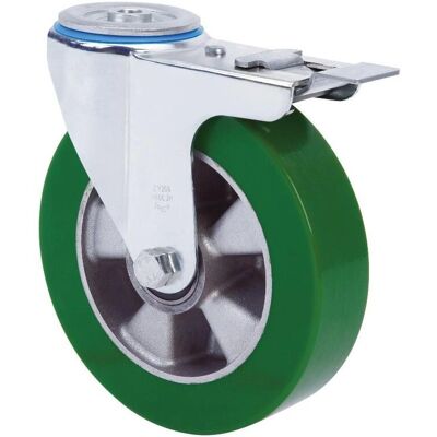 Rueda Alex de 160mm con Freno - Rueda Industrial de Carga Media Rueda Alex de 160mm con Freno - Rueda Industrial de Carga Media