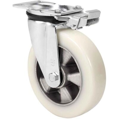 ALEX - 10zvrmd160-ausb - 160mm - aluminio poliuretano blanco - Wheel ALEX - 10zvrmd160-ausb - 160mm - aluminio poliuretano blanco - Wheel