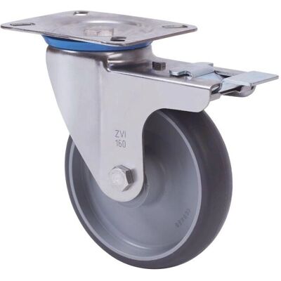 ALEX - fr.inox.10zvlifd125-pgzn - 125mm - Gris - Caster wheel ALEX - fr.inox.10zvlifd125-pgzn - 125mm - Gris - Caster wheel