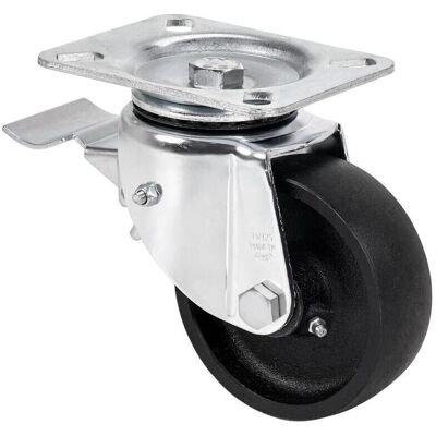 ALEX - 10tvfd125-cib - 125mm - Rueda giratoria con freno ALEX - 10tvfd125-cib - 125mm - Rueda giratoria con freno