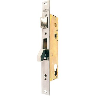 Fechadura de porta em aço inoxidável Lince 5570/20 - Fechadura embutida com orifício para maçaneta Fechadura de porta em aço inoxidável Lince 5570/20 - Fechadura embutida com orifício para maçaneta