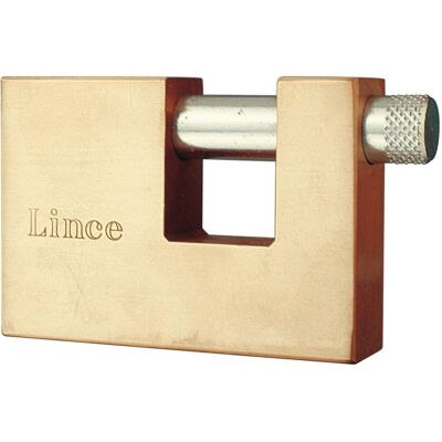 Zamek z mosiądzu Lince 70mm - Metalowy zamek Zamek z mosiądzu Lince 70mm - Metalowy zamek