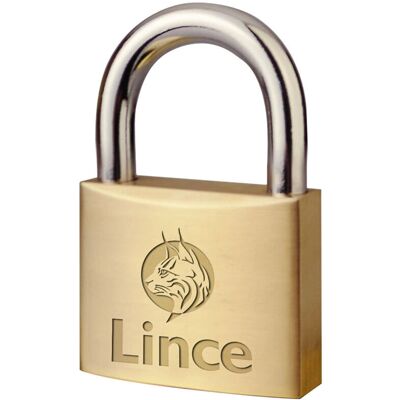Lince - Messing Hangslot 20mm met Gelijke Sleutels Lince - Messing Hangslot 20mm met Gelijke Sleutels