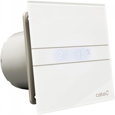 Cata E-150 GTH afzuigventilator - Perimeter, Digitaal, Wit Cata E-150 GTH afzuigventilator - Perimeter, Digitaal, Wit