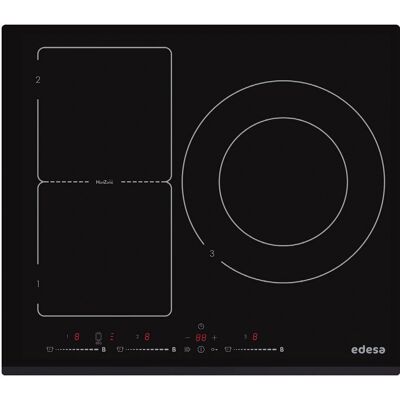 Edesa EIM-6331 HT BQ B - Nero - Piano cottura a induzione Edesa EIM-6331 HT BQ B - Nero - Piano cottura a induzione