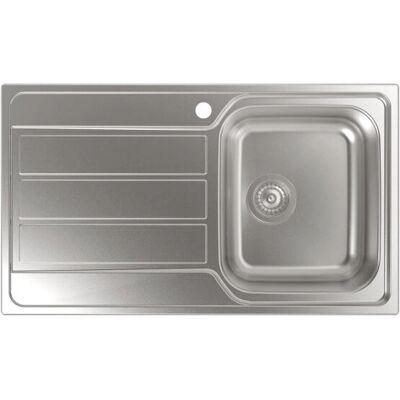 Fregadero CATA CDP-1 EI Inox - Rectangular, Izquierda, 17,5cm Profundidad Fregadero CATA CDP-1 EI Inox - Rectangular, Izquierda, 17,5cm Profundidad
