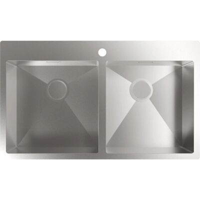 CATA CBS-2 40-40 R10 Stainless Steel Undermount Sink - Double Bowl CATA CBS-2 40-40 R10 Stainless Steel Undermount Sink - Double Bowl