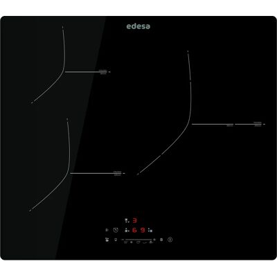 Edesa EIS-6330 R Noir 59 cm plaque à induction 3 zones - Publicité Edesa EIS-6330 R Noir 59 cm plaque à induction 3 zones - Publicité