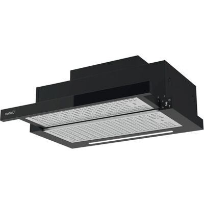 CATA Fekete 600 CFM Páraelszívó - Félbeépített, LED, Brushless CATA Fekete 600 CFM Páraelszívó - Félbeépített, LED, Brushless