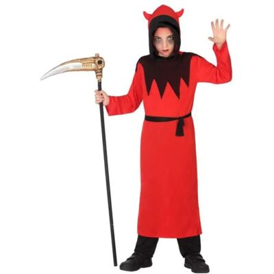 Costume Demone Rosso per Bambini 5-6 anni - Th3 Party Costume Demone Rosso per Bambini 5-6 anni - Th3 Party