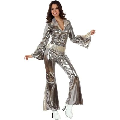 Déguisement Disco Argenté BigBuy pour Adultes - 2 Pièces - Type de Costume: Disco - Publicité Déguisement Disco Argenté BigBuy pour Adultes - 2 Pièces - Type de Costume: Disco - Publicité