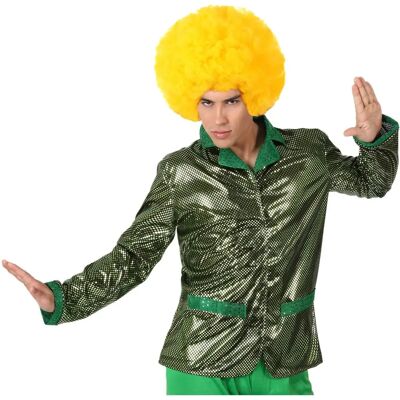 BigBuy XL Groene Disco Glans Damesjas - Jas BigBuy XL Groene Disco Glans Damesjas - Jas