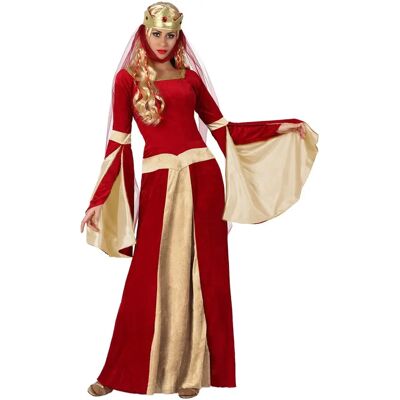 Costume de dame médiévale rouge BigBuy XS / S - Costume - Publicité Costume de dame médiévale rouge BigBuy XS / S - Costume - Publicité