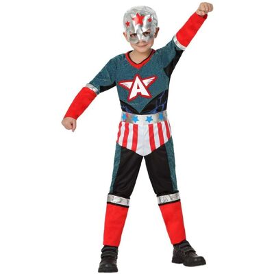 Costume da Supereroe BigBuy per Bambini - Multicolore - 7-9 anni Costume da Supereroe BigBuy per Bambini - Multicolore - 7-9 anni