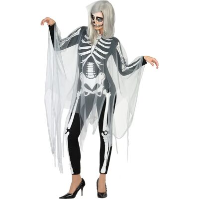 Marca Modello Costumi Scheletro - Costume per Adulti - Nero e Bianco - Pronto per la Festa Marca Modello Costumi Scheletro - Costume per Adulti - Nero e Bianco - Pronto per la Festa